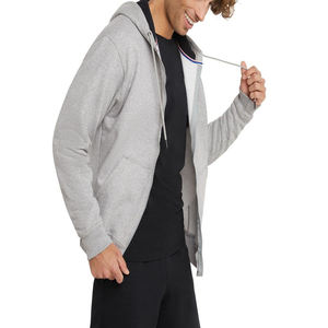 2024 dernière conception qualité professionnelle manches complètes sweats à capuche thermiques pour hommes OEM ODM 100% coton meilleure qualité fermeture éclair hiver - Product Image 5