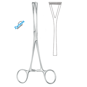 Pince à tissus Duval en acier inoxydable de haute qualité Slim 18cm / 7 "Fabricant d'instruments chirurgicaux - Product Image 1