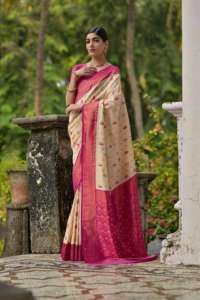Nouvelle arrivée robe tendance attrayante best-seller en soie pure Banarasi Saree avec tissage travail exportateur et fournisseur indien - Product Image 6