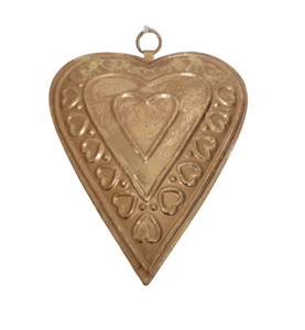 Gros décoratif en métal fer suspendu coeur feuille d'argent couleur en forme de coeur pour la décoration murale à la main en vrac - Product Image 2