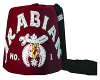 Chapeau maçonnique de conception de broderie de haute qualité en gros chapeau maçonnique blanc brodé personnalisé meilleur fournisseur