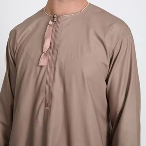 ผ้าฝ้ายอิสลามสำหรับผู้ชายดีไซน์ซาอุดิอาระเบียยาวขนาดใหญ่พิเศษระบายอากาศได้ดีแห้งเร็ว - Product Image 3