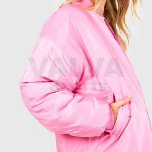 Veste matelassée à col montant en coton épais écologique Bubble North pour l'hiver et l'automne, personnalisable - Product Image 2