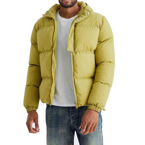 High Street Private Label Outdoor Fashion Men's Casual <b>Lightweight</b> <b>Puffer</b> <b>Jacket</b> Solid Pattern Waterproof Windproof Winter Wear - Product Image 1