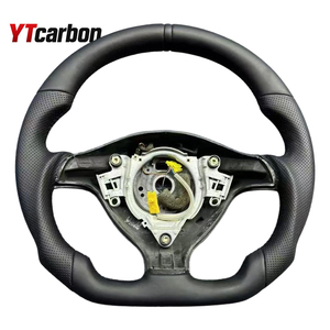 Volante Deportivo de Fibra de Carbono Forjado con Escamas Amarillas YTcarbon para Seat <span class=keywords><strong>Leon</strong></span> MK1 Toledo 1998-2005 - Product Image 4