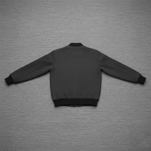 Veste de baseball universitaire sur mesure à prix abordable en gros, couleur unie, logo brodé en chenille personnalisé, veste universitaire - Product Image 3