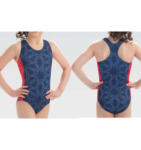 Justaucorps de gymnastique rythmique pour filles Design personnalisé fantaisie - Product Image 3