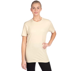Camiseta de Cuello Redondo para Mujer, Estilo Casual de Verano, Corte Regular, Next Level NL3600, Mezcla Triple 50% Poliéster/25% Algodón/25% Rayón - Product Image 1