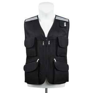 Gilet de construction en maille de polyester avec matériau réfléchissant pour le travail de nuit améliore la sécurité routière et la visibilité extérieure - Product Image 5