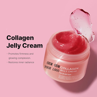 Crème Gelée au Collagène KOEC Hydratante Nettoyante Profonde Visage Exfoliante Peau Morte, Personnalisation et Marque Privée OEM Acceptées