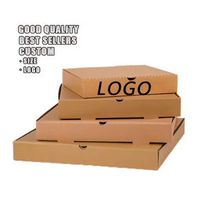 Caja de Pizza Plegable Personalizable al por Mayor con Descuento, Tamaño Personalizado, OEM ODM - Product Image 1