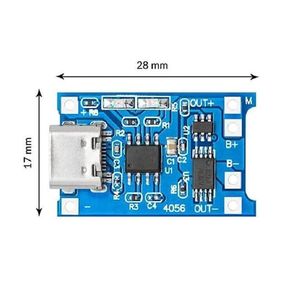 Aek-Tech K312.045 <b>1A</b> <b>5V</b> Lithium Battery Charging Module with Type-C <b>USB</b> and Protection - Product Image 4