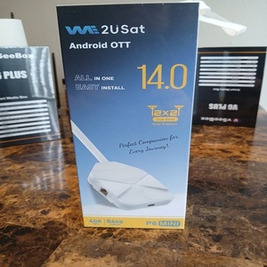 2026 We2USat P6 Mini Android 14 ทีวี ดูสด, VOD, กีฬา ฟรีคีย์บอร์ด  รับข้อเสนอ - Product Image 1