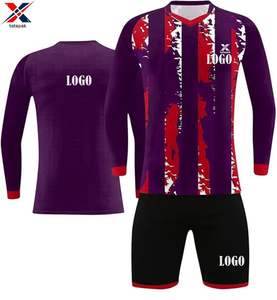 Ensemble de maillots de football d'équipe 100% polyester léger confortable à séchage rapide respirant personnalisable Maillot de sport unisexe Adultes - Product Image 3