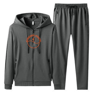 Chándal de poliéster personalizado de alta calidad para hombre, conjunto de ropa deportiva de entrenamiento personalizado para correr, estilo - Product Image 1