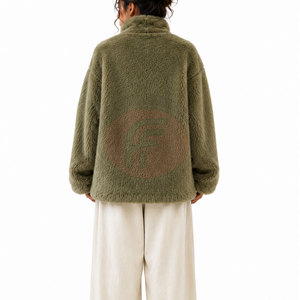 Manteau en fourrure pour femme, style luxueux, manches longues, doux, respirant, en coton, chaud, pour l'hiver, élégant, décontracté, confortable, à porter au quotidien - Product Image 2