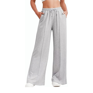 Pantalon de survêtement léger et respirant pour homme avec logo personnalisé, taille haute, modèle 2026 - Product Image 1