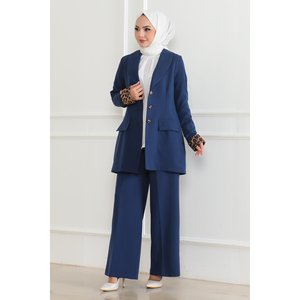 Conjunto de 2 Piezas Indigo 19218, Estampado de Leopardo, Informal, Verano, Deportivo, Top Corto y Falda Ajustada con Estampado Floral - Product Image 1