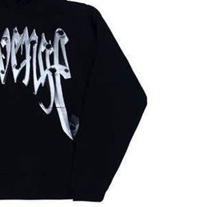 Sudadera con capucha con estampado gráfico de moda para hombre con tejido suave estilo de Jersey de gran tamaño perfecto para ropa de calle y moda - Product Image 3