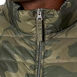 Chaqueta de invierno estilo burbuja con cuello para hombre, ropa informal de poliéster 100% con logotipo frontal, venta en línea hecha por Dress Sports - Product Image 6