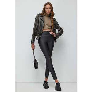 Leggings Deportivos Casuales de Cintura Media, Talla Única XL, Grosor Estándar, Largura Larga, Tela Chifón, Para Todas las Temporadas, Un Conjunto - Product Image 2