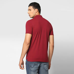 Camiseta de golf de secado rápido para hombre, camiseta de manga corta, diseño personalizado, patrón sólido antiarrugas, marca para Polo, hecha de poliéster - Product Image 3