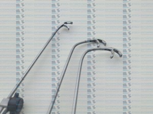 3x Kìm cắt polyp tuyến yên, kìm cắt xoang antrum và <span class=keywords><strong>1</strong></span> x Kìm cắt hình nấm xoang, góc 45 độ - Product Image 3