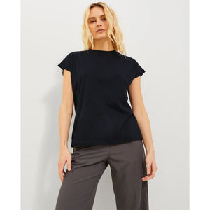 เสื้อยืดคอกลมผ้าเจอร์ซีย์คุณภาพสูงสำหรับผู้หญิงและผู้ชาย สไตล์ลำลอง ใส่สบาย ไซส์ใหญ่ ขายส่ง - Product Image 4