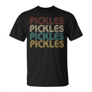 T-shirt Premium PICKLES COMFORT FOODS pour Hommes et Femmes – Design inspiré des plats de confort, Logo inspirant pour tous – Promotionnel - Product Image 2