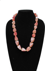 MN EXPORTS Collier classique en résine ambre et perles naturelles, fait main, forme boule, unisexe, bijoux indiens pour occasions festives - Product Image 3