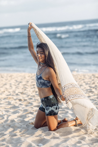 Soft Khadi Cotton Handloom Tribal Scarf Long Hand Block Printed <b>Stole</b> Sarong Pareo Lungi - Product Image 4