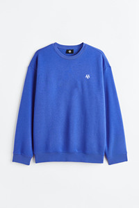 Sweat-shirt bleu royal de grande taille à séchage rapide pour hommes pour l'hiver 100% coton respirant avec logo personnalisé du fabricant OEM - Product Image 5