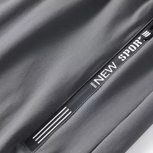 OEM Customized Men's Cargo Trousers with Multiple Pockets Khaki Brown Casual Stacked Pant - Product Image 6