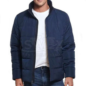 New Design Stand Collar Bubble Winter <b>Jackets</b> For <b>Men</b> <b>Long</b> Sleeves Full Zipper <b>Men</b> Bubble Winter <b>Jackets</b> - Product Image 2