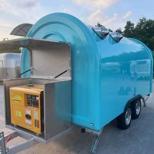 Dimensions de la remorque de restauration rapide mobile: 400X200X240CM (longueur totale 550CM) Poids net: 1600KG (poids maximum autorisé 2500KG) - Product Image 1