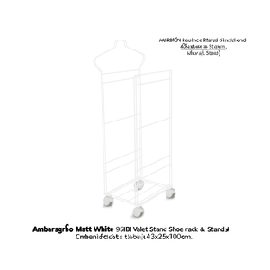 ที่วางของ AMBROGIO (43x25x100 ซม.) สีขาวด้าน 950BI - Product Image 3