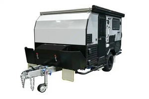 Nueva Autocaravana de Lujo 4X4 Todoterreno, Remolque de Caravana, Color Negro 55, para Viajes por Carretera y Campamento al Aire Libre con Nevera Móvil - Product Image 6