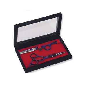 Ciseaux de coupe de cheveux à manche en plastique avec lame en acier inoxydable Type de produit de beauté - Product Image 6