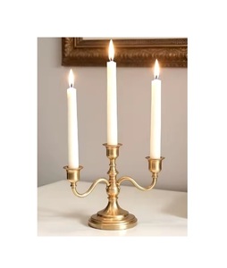 Brass Gold Color Candle Holder Customized <b>Marvelous</b> Design With Top Quality Size Candelabra for Best Selling - Product Image 1