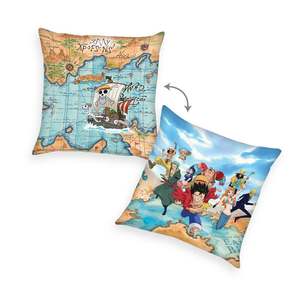 หมวกฟางวันพีซลายทีมและแผนที่ สามารถซักได้ - Product Image 1