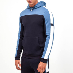 Venta al por mayor de los hombres de calidad superior cremallera algodón Jogger Suit logotipo personalizado Zip up ropa deportiva chándal para el gimnasio ropa deportiva de invierno - Product Image 4