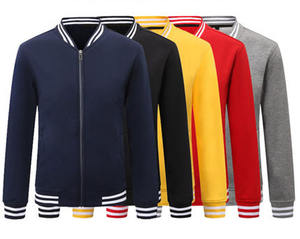 เสื้อแจ็คเก็ตวิลล์สปอร์ต แบบวาร์ซิตี้ ออกแบบโลโก้ได้ตามต้องการ แขนยาว ผ้าฟลีซ คอริบ  ลำลอง สำหรับผู้ชาย - Product Image 4