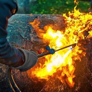 ถุงมืองานเชื่อมหนังวัวแยกชิ้นถุงมือช่างเชื่อมสำหรับงานหนักงานเชื่อมความปลอดภัยในการก่อสร้างทางอุตสาหกรรม - Product Image 6