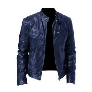 Latest Designed Custom <b>Men</b> Leather <b>Jacket</b> <b>Long</b> Sleeve Lightweight Breathable Leather <b>Jacket</b> For <b>Men</b> Available All Multiple Color - Product Image 1