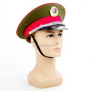 Casquette blanche uniforme de haute qualité avec insigne de lingot casquettes en gros Epeaked prix bon marché personnalisé à vendre - Product Image 3