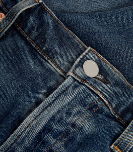กระดุมสตรีทแวร์ผ้าเดนิมสำหรับผู้ชายสีพื้นระบายอากาศได้ดีสวมใส่สบาย - Product Image 5