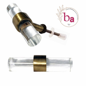 Vente chaude T Bar Résine Transparente En Laiton Boutons Tirer Poignées pour Entrepôt Extérieur Cuisine Chambre Commode Placard Applications - Product Image 1