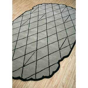 Tapis en laine bleu bohème Jaipur Wunderkammer, tufté à la main, rectangulaire 9x12, pour salon, entrée ou chambre - TRA-13448 - Product Image 2