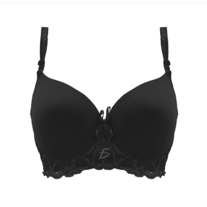 Reggiseno in pizzo con 3 gancetti posteriori taglia unica da donna, push-up, traspirante, tinta unita, senza spalline, senza ferretto, monopezzo, stampato, sexy e di tendenza - Product Image 6