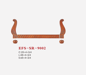 Rieles de brazo de sofá de muebles modernos y elegantes de lujo con rieles de soporte de patas de madera - Product Image 2